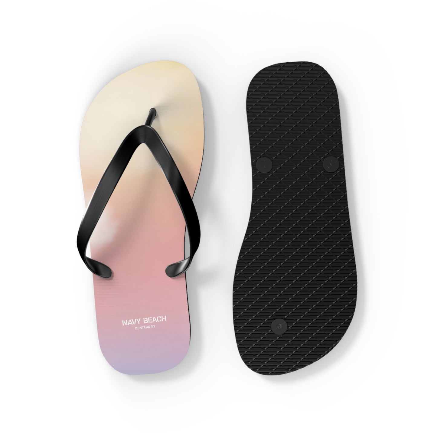 Pastel Sunset Flip Flops