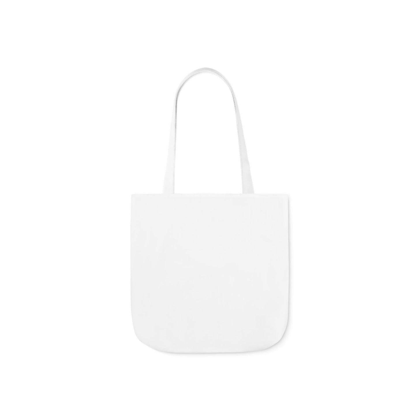 Sunset Club White Canvas Tote