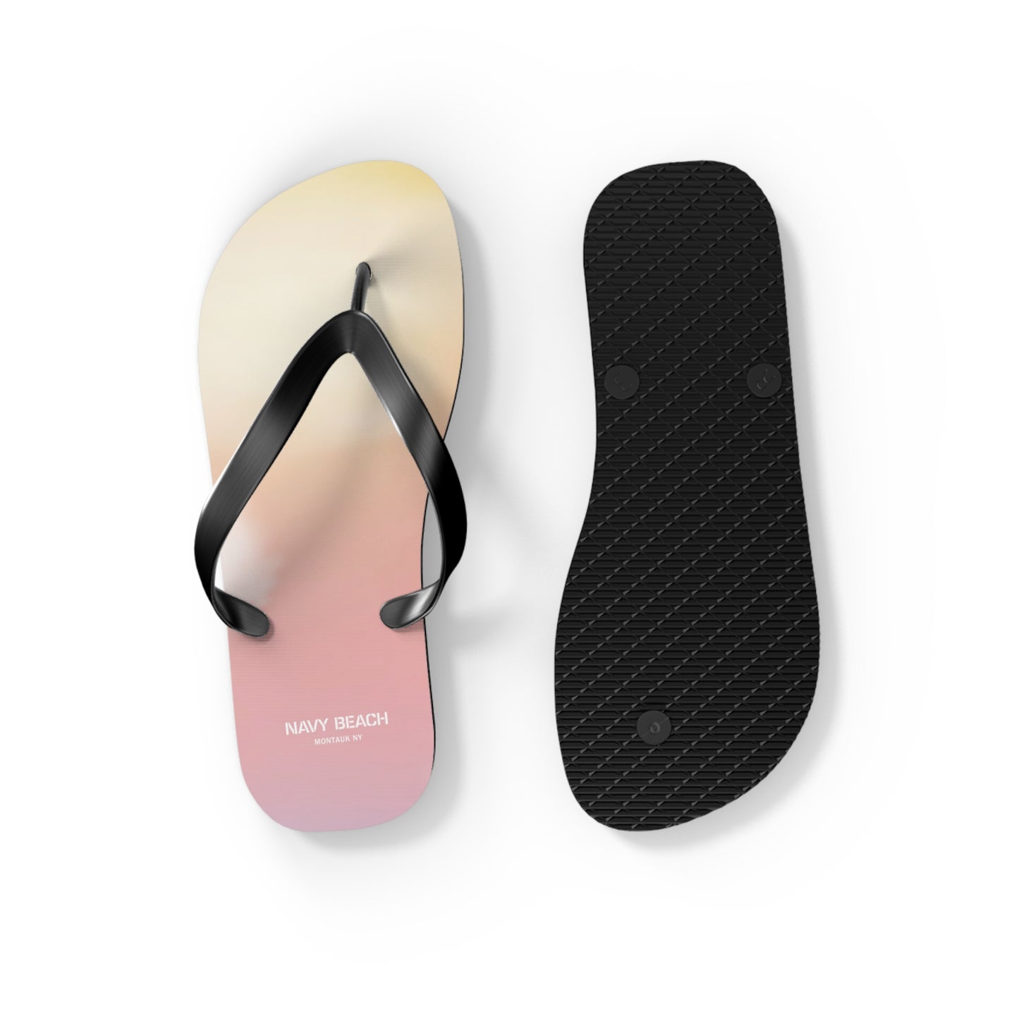 Pastel Sunset Flip Flops