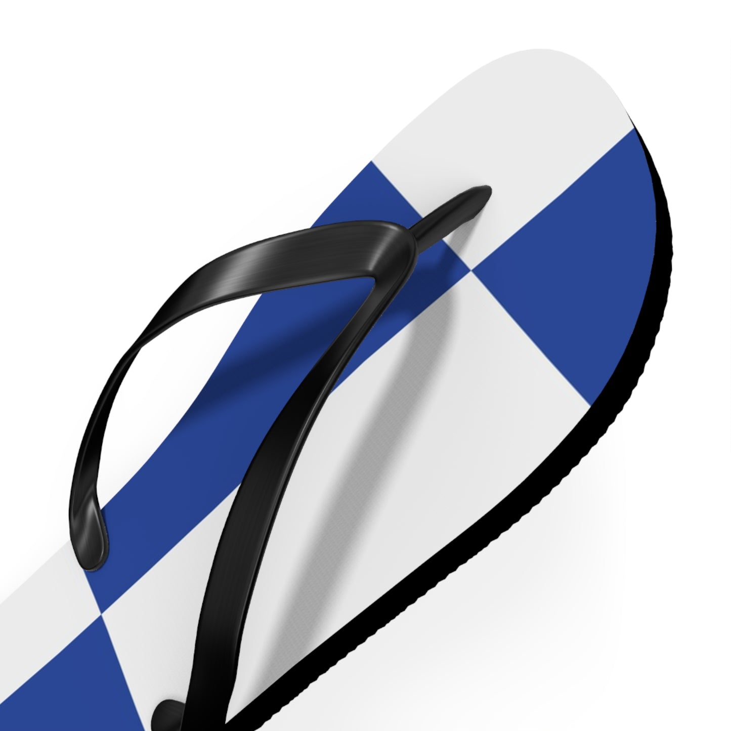 Navy Beach N Flag Flip Flops