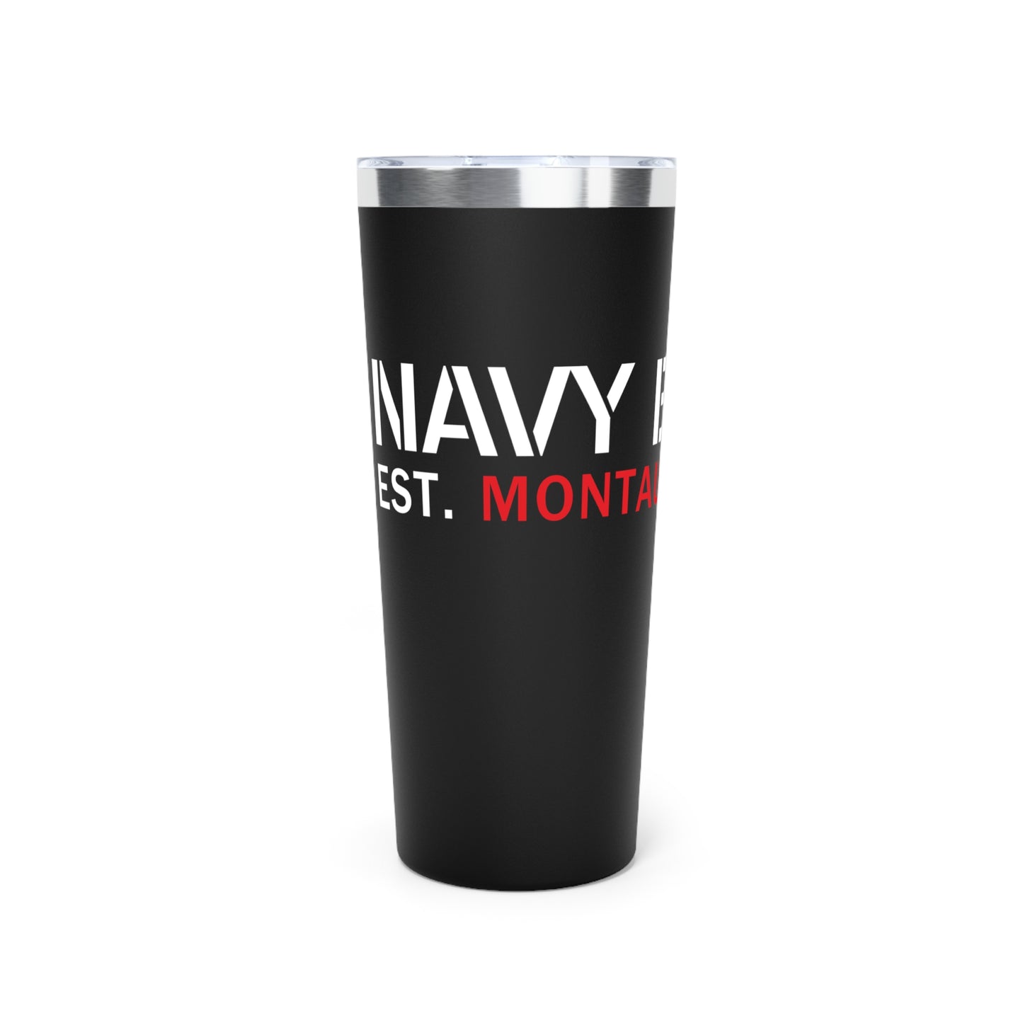 Navy Beach Copper Vacuum Insulated Tumbler