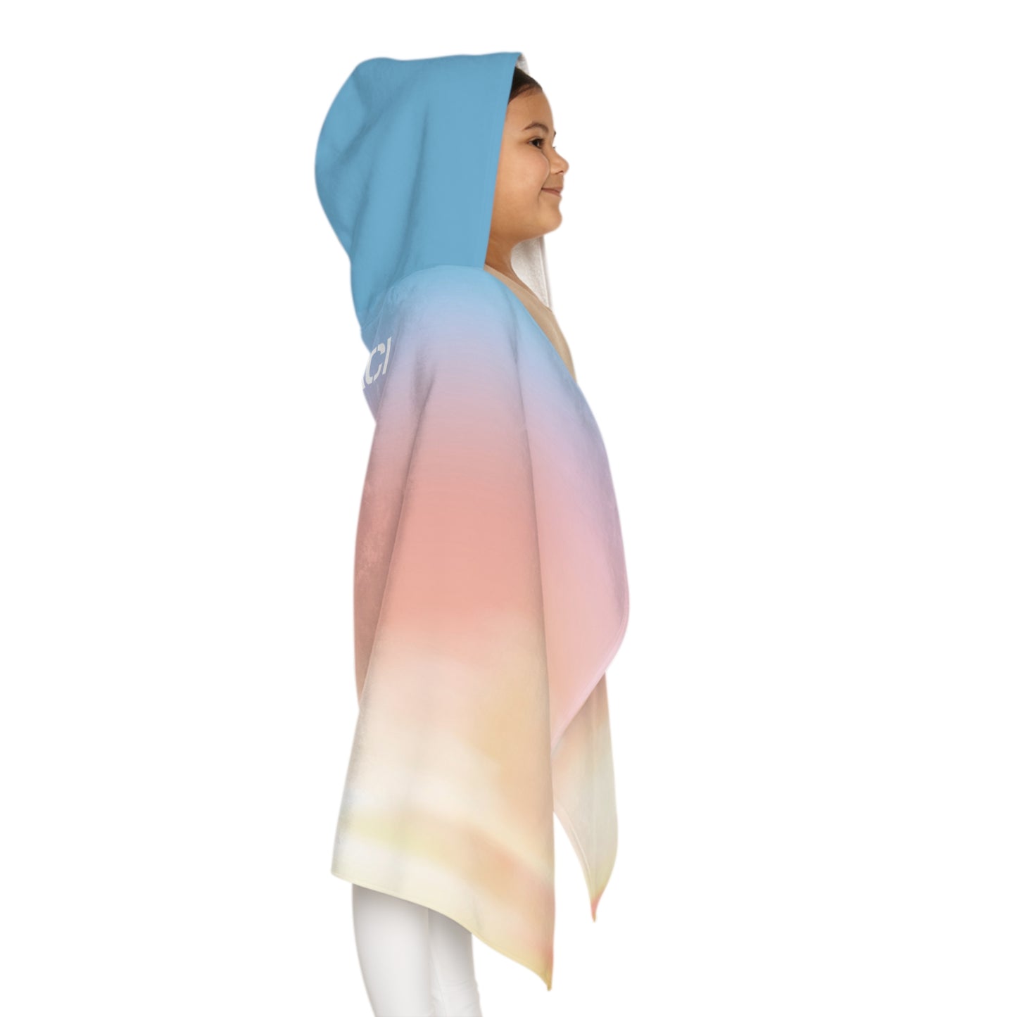 Pastel Sunset Youth Hooded Towel