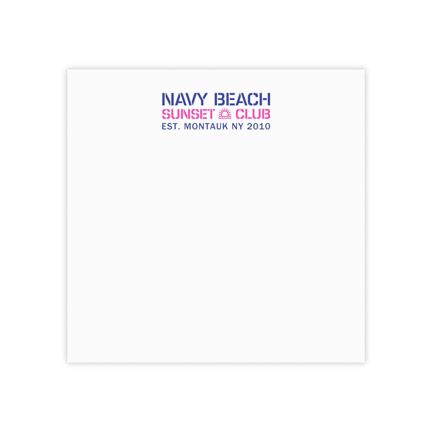 Sunset Club Post-it® Note Pads