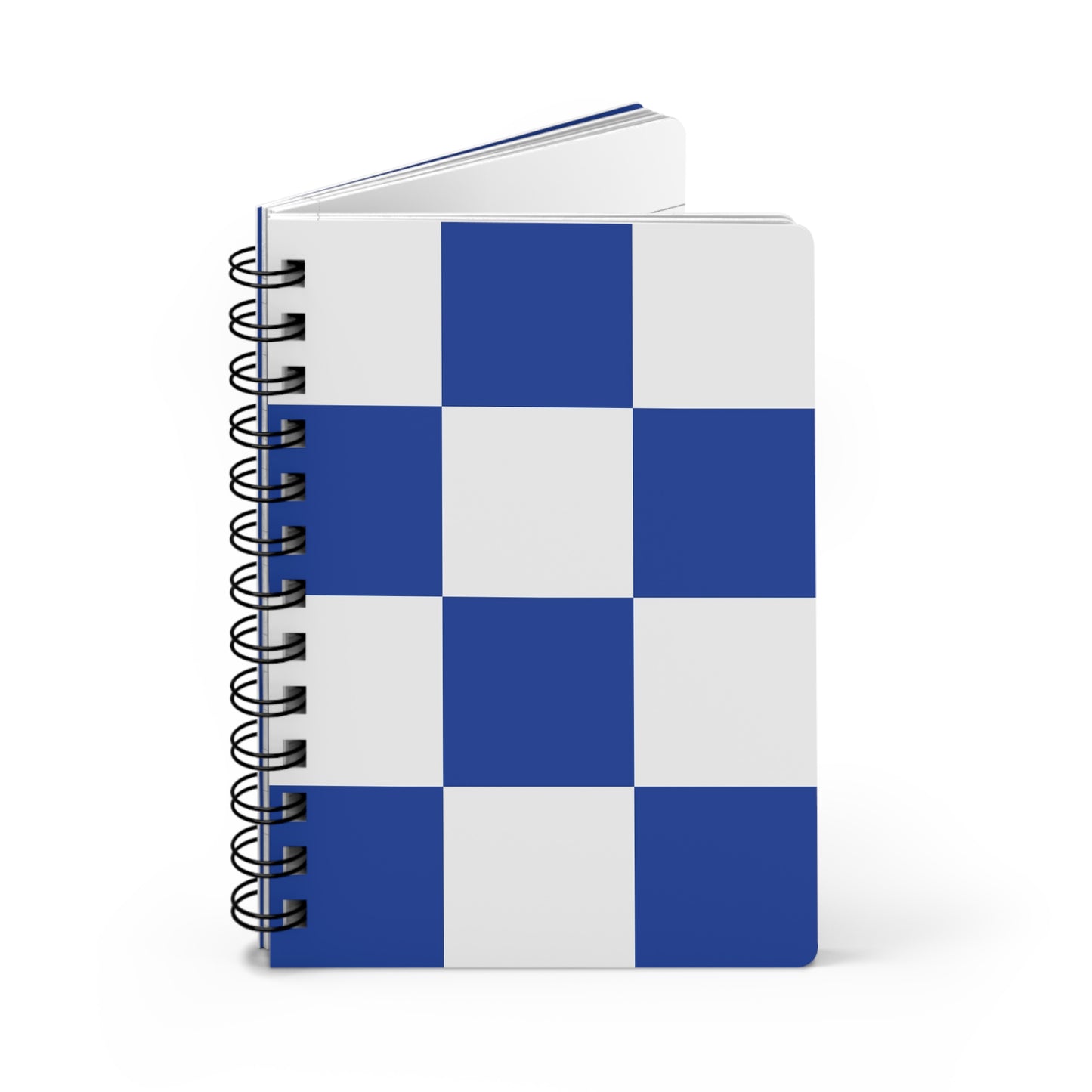 Navy Beach N Flag Spiral Bound Notebook
