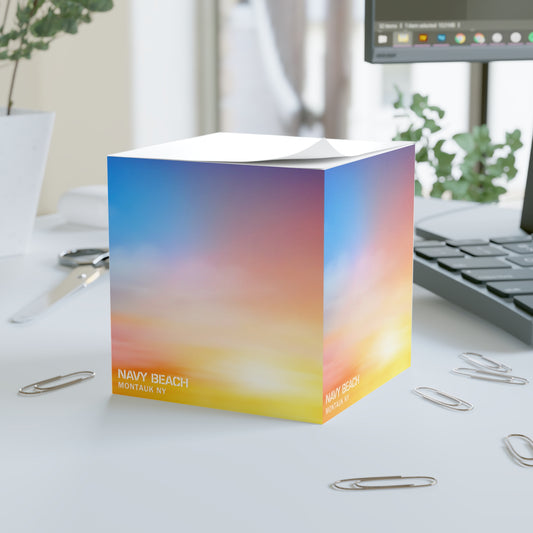 Dramatic Sunset Note Cube