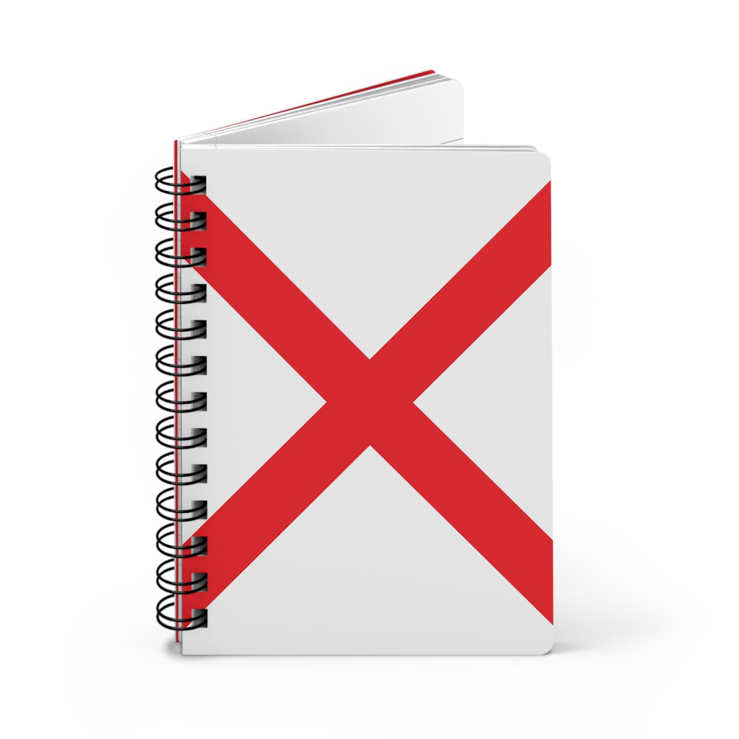 Navy Beach V Flag Spiral Bound Notebook