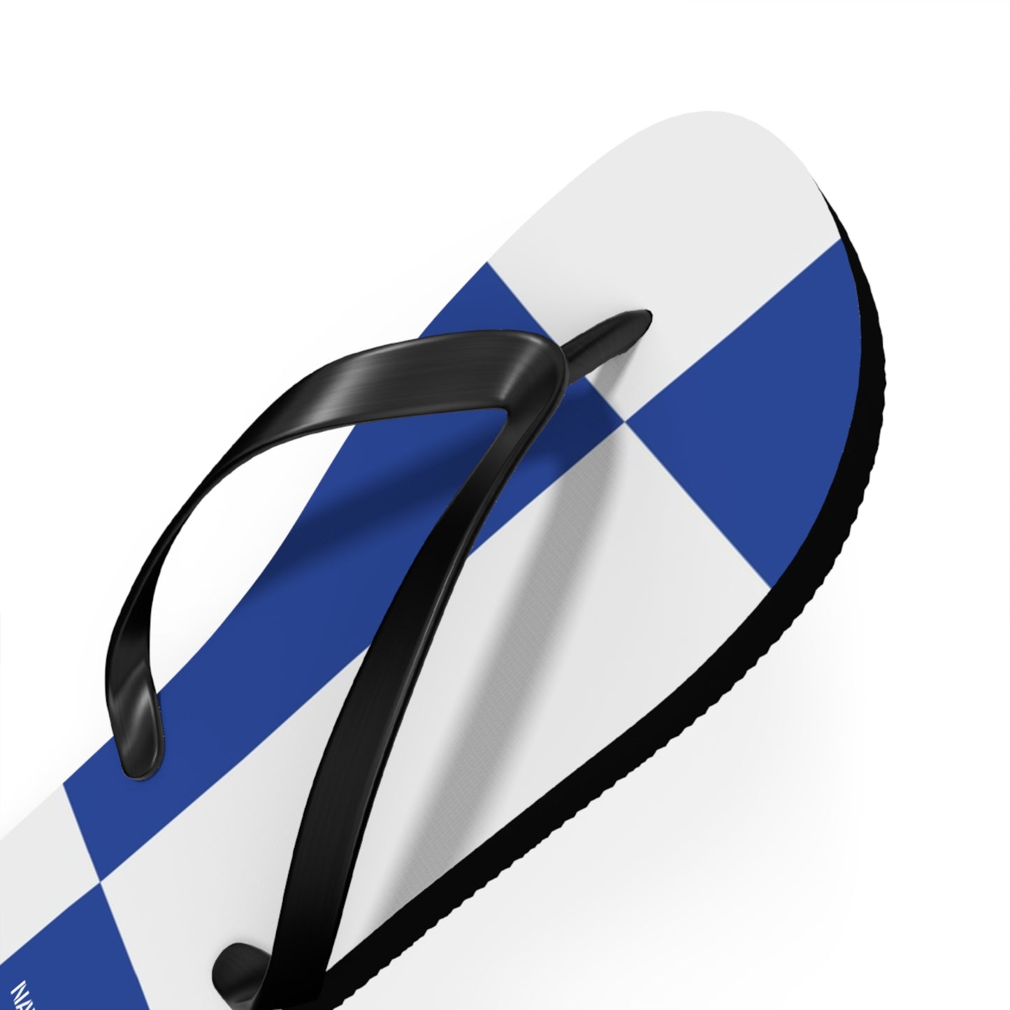 Navy Beach N Flag Flip Flops