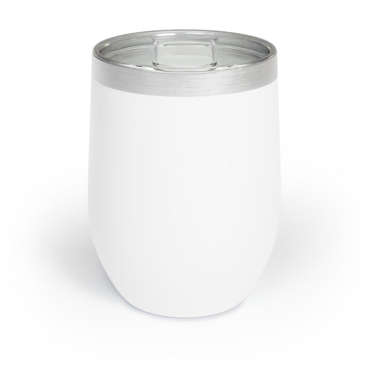 Navy Beach Chill Wine Tumbler