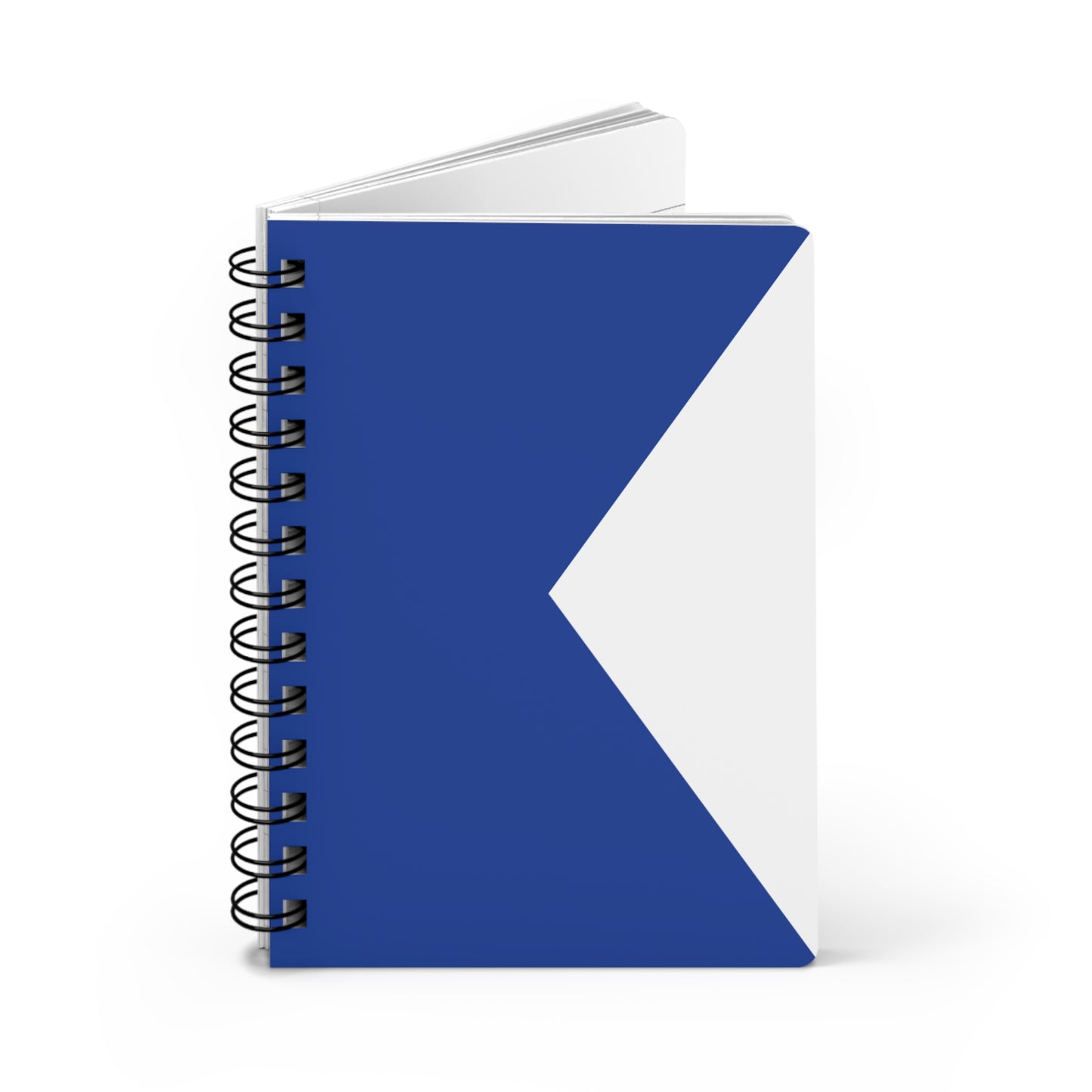 Navy Beach A Flag Spiral Bound Notebook