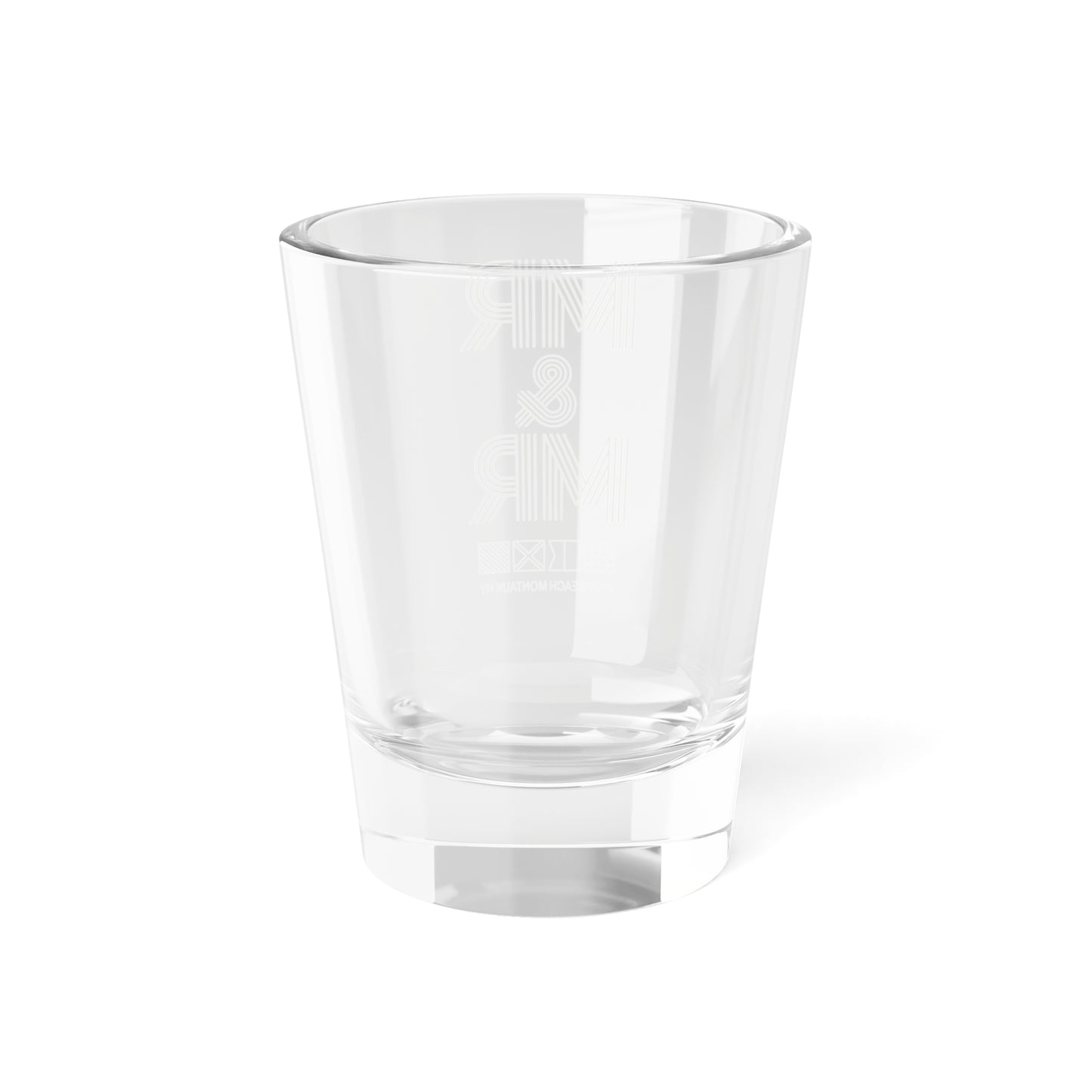 Mr & Mr Navy Beach Weddings Shot Glass