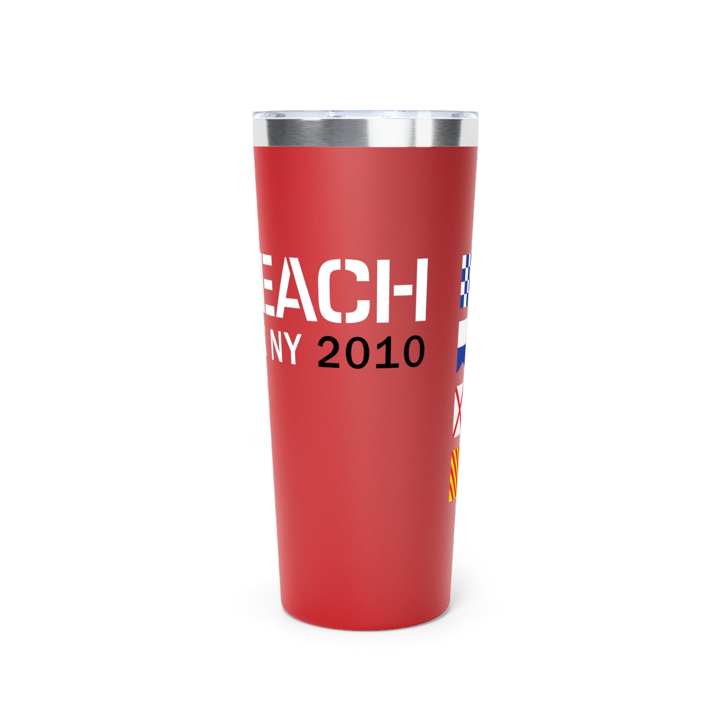 Navy Beach Copper Vacuum Insulated Tumbler