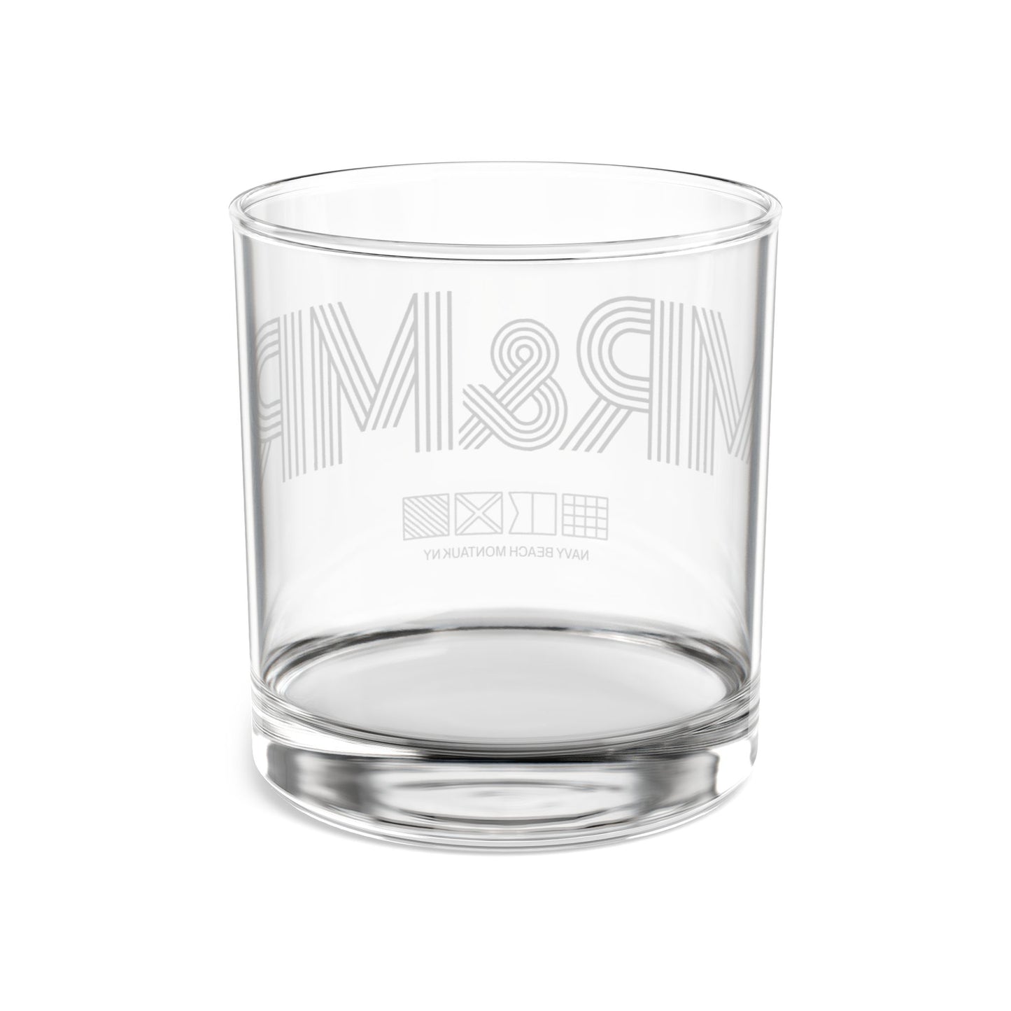 Mr & Mr Navy Beach Weddings Rocks Glass