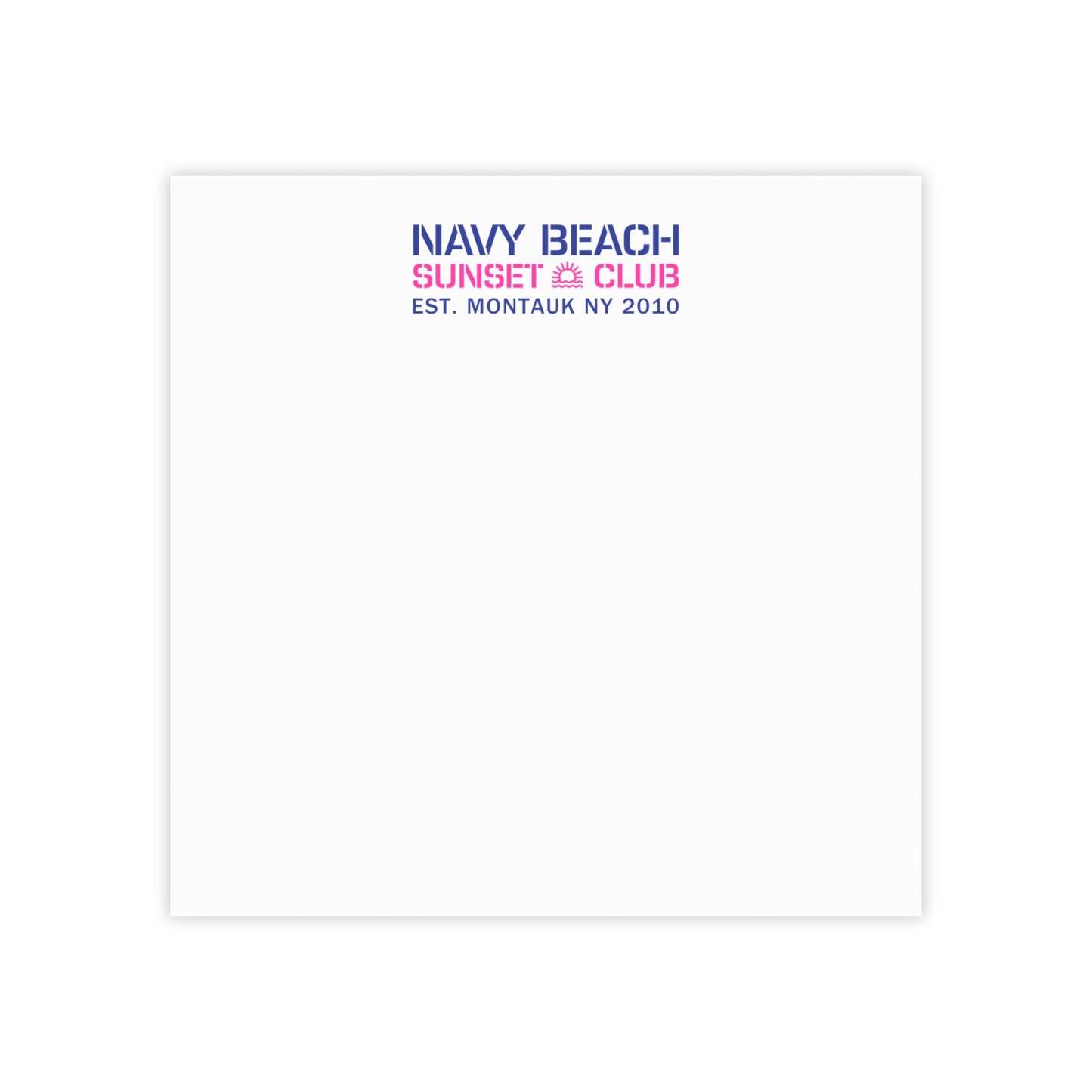 Sunset Club Post-it® Note Pads