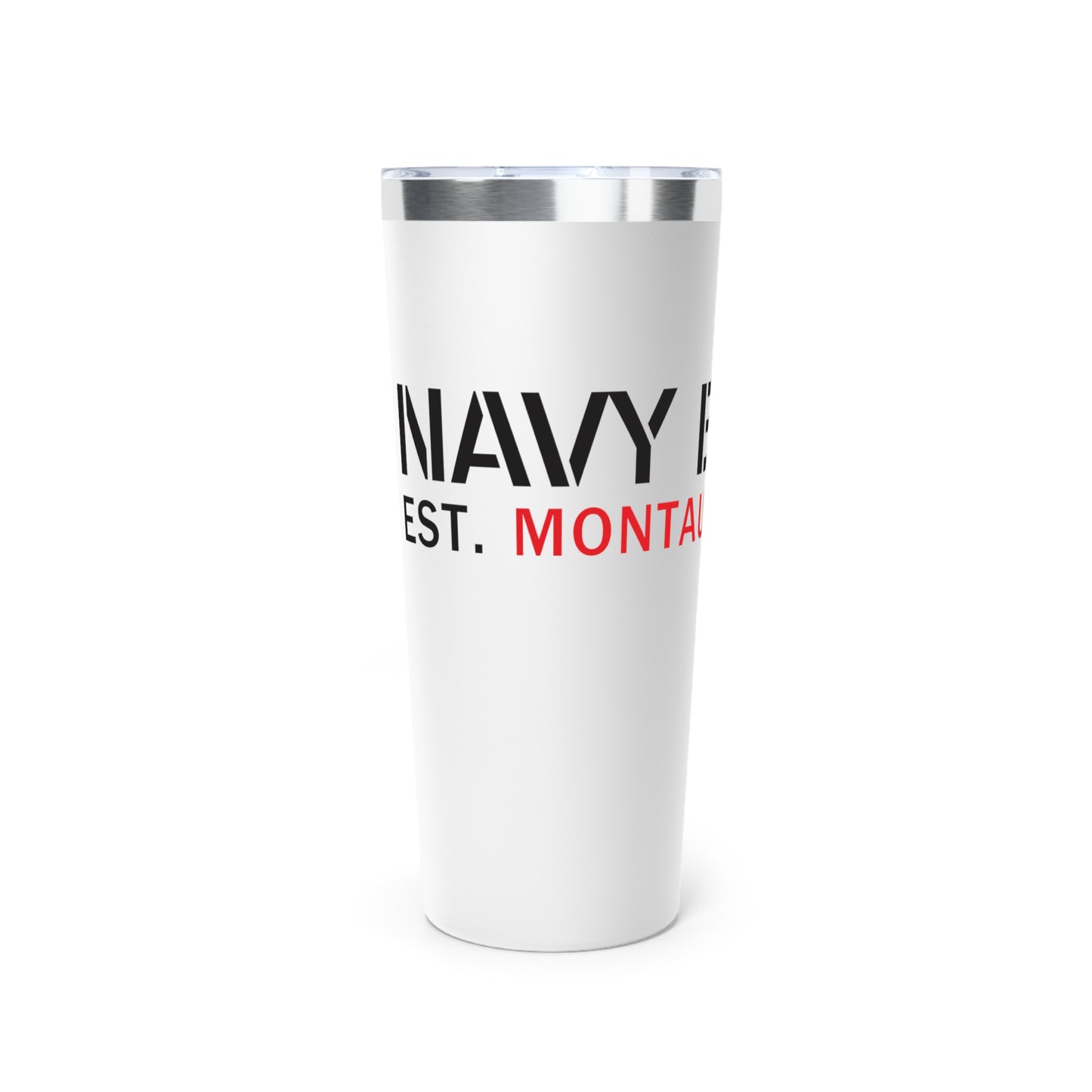 Navy Beach Copper Vacuum Insulated Tumbler