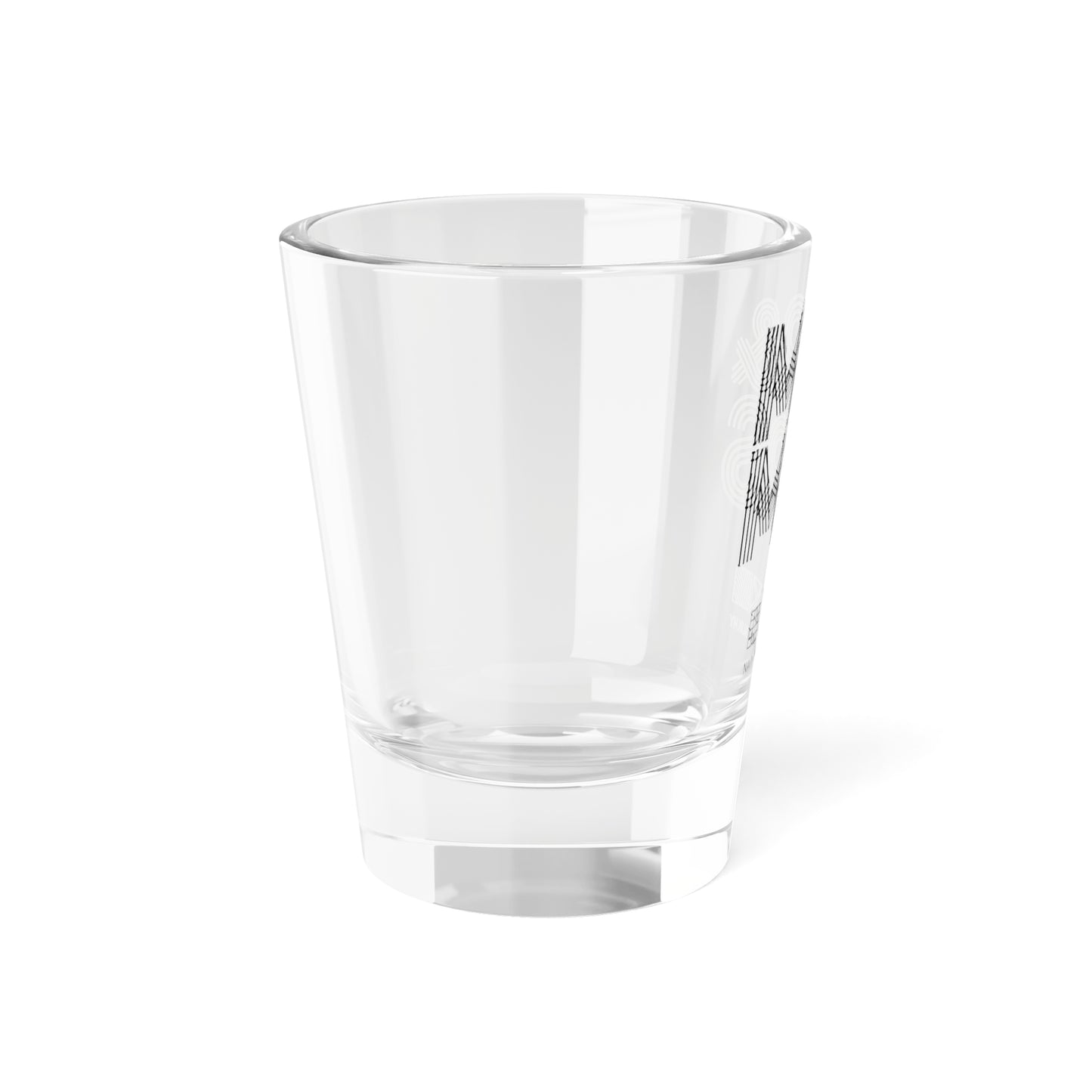 Mr & Mrs Navy Beach Weddings Shot Glass