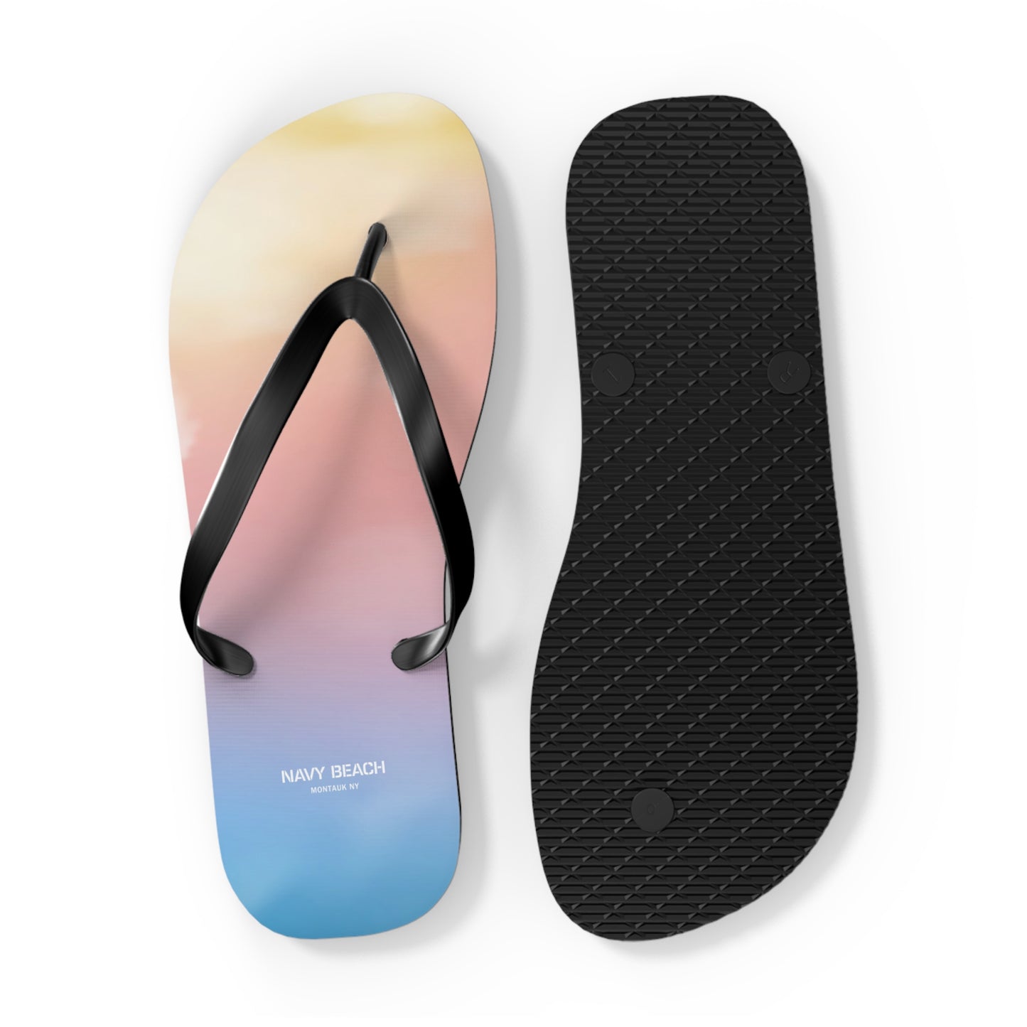 Pastel Sunset Flip Flops