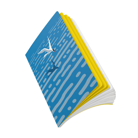 Navy Beach Seascape Softcover Journal