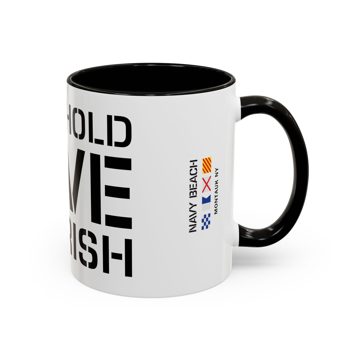 Have Hold Love Cherish Navy Beach Weddings Colorful Mugs