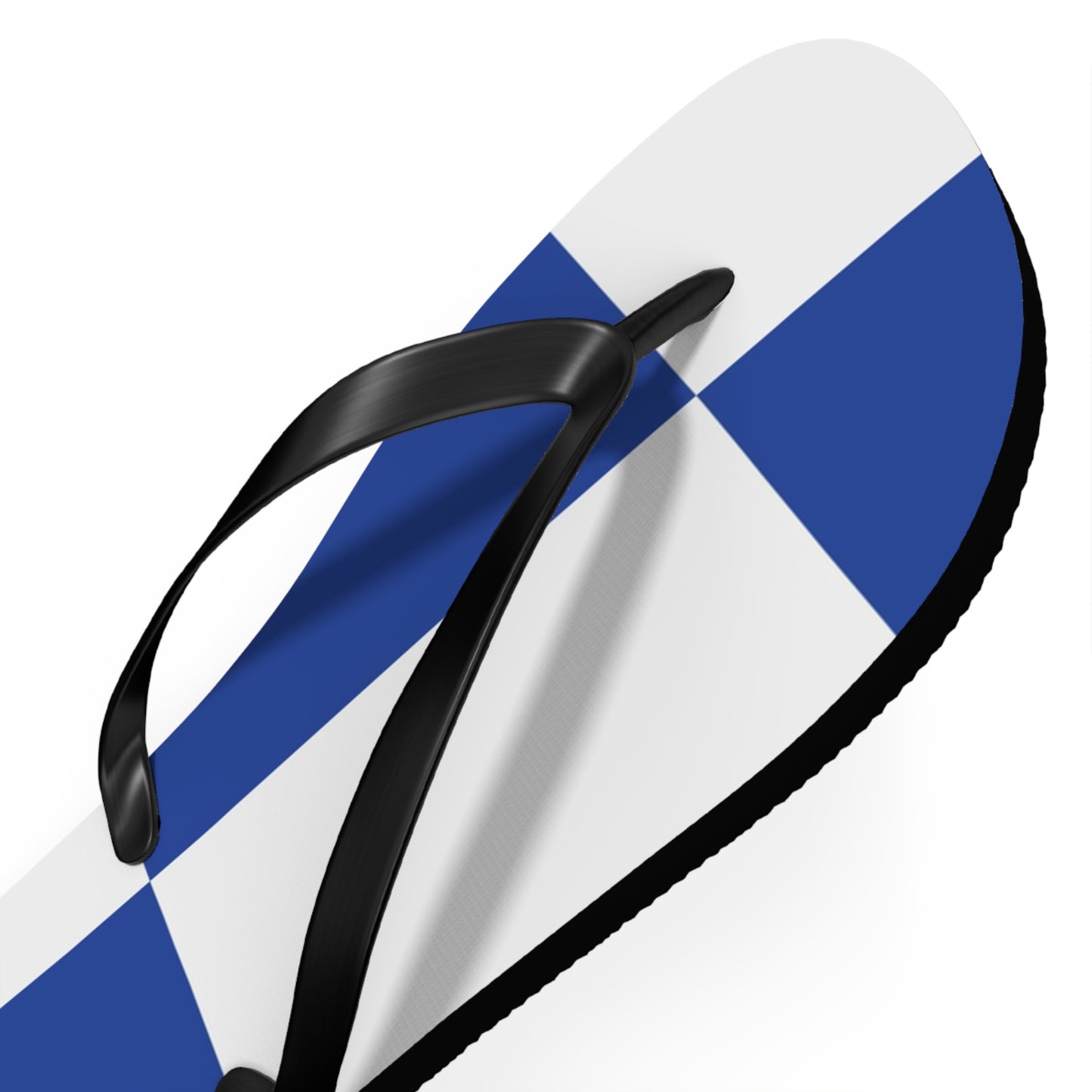Navy Beach N Flag Flip Flops