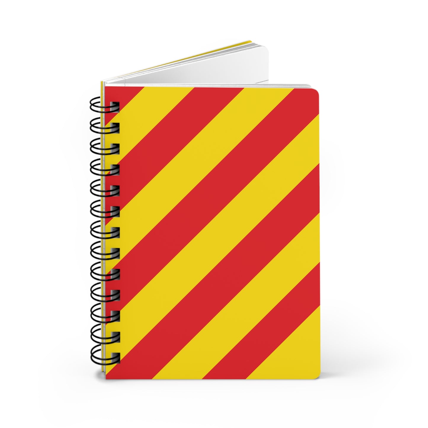 Navy Beach Y Flag Spiral Bound Notebook