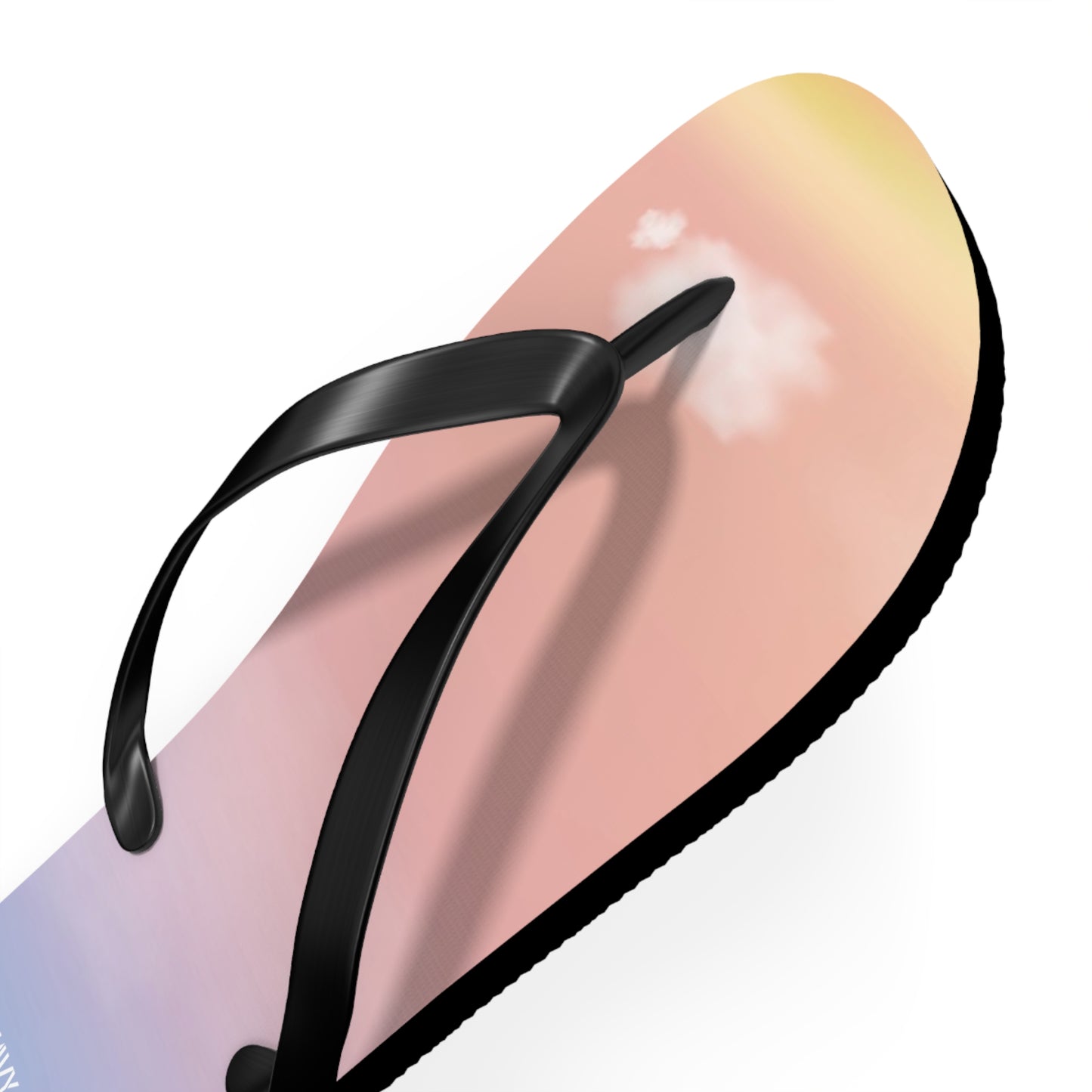 Pastel Sunset Flip Flops