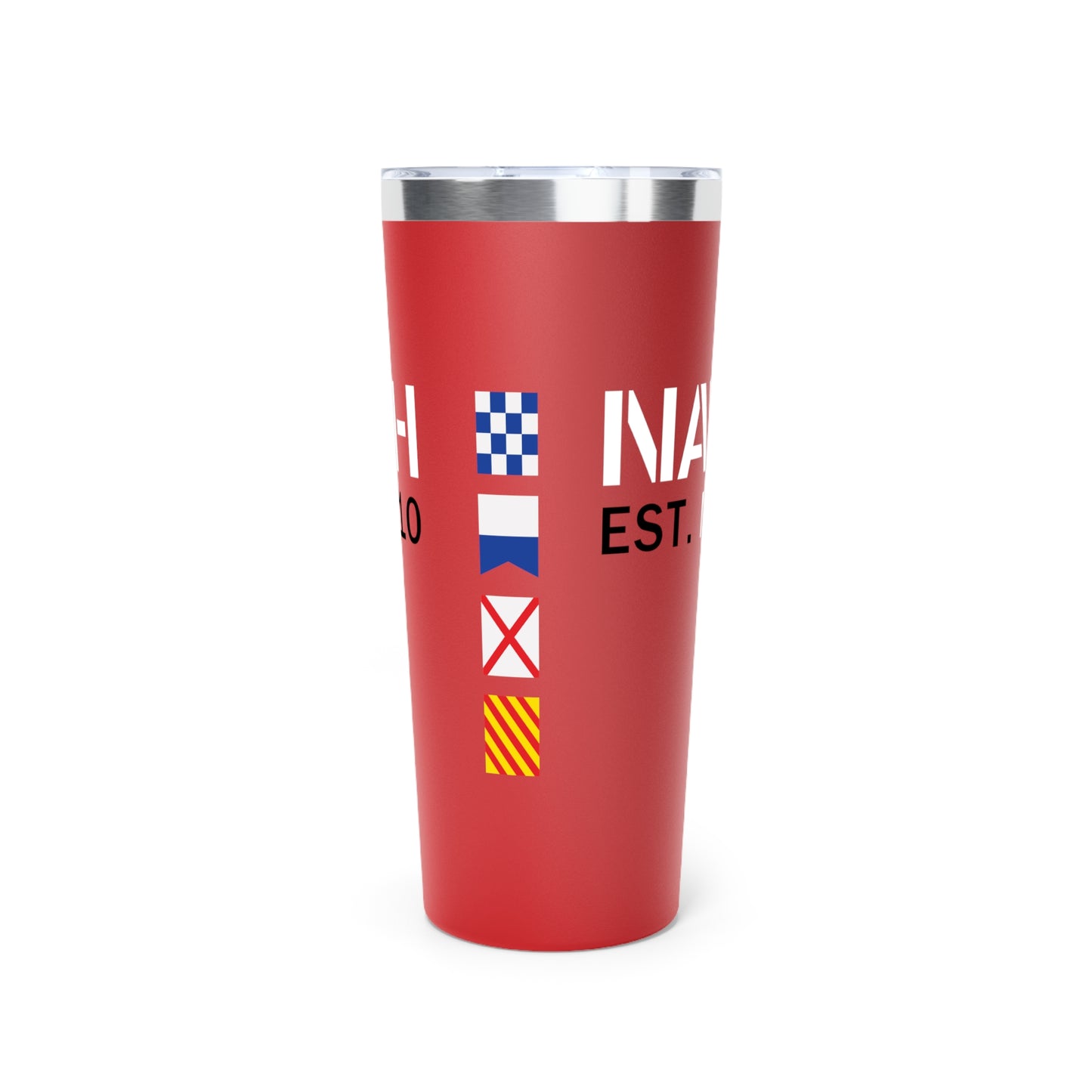 Navy Beach Copper Vacuum Insulated Tumbler