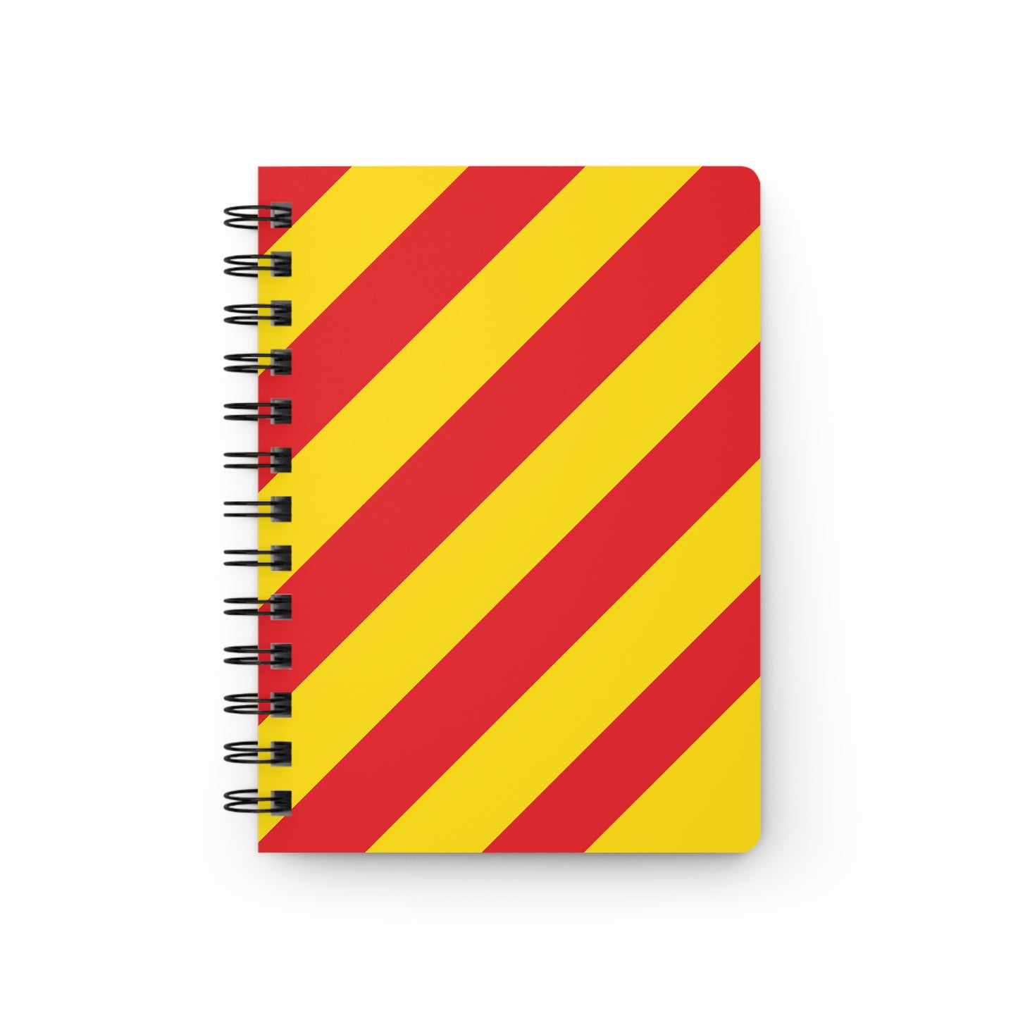 Navy Beach Y Flag Spiral Bound Notebook