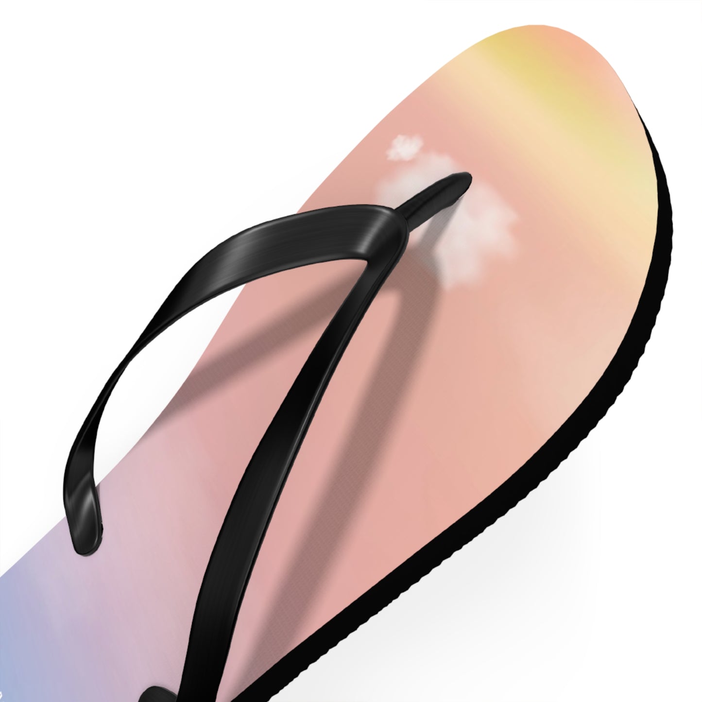 Pastel Sunset Flip Flops