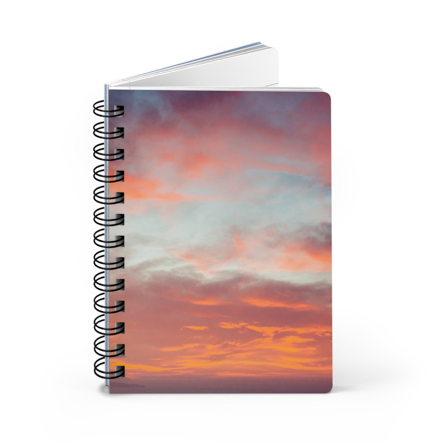 Cloudy Sunset Spiral Bound Notebook