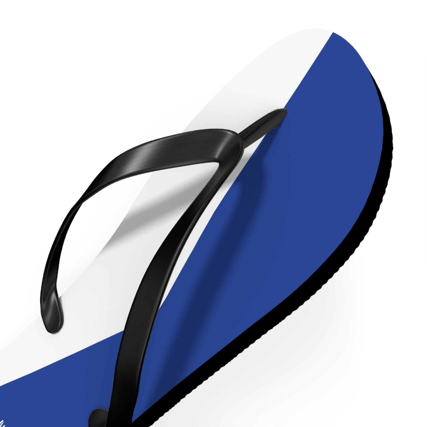 Navy Beach A Flag Flip Flops
