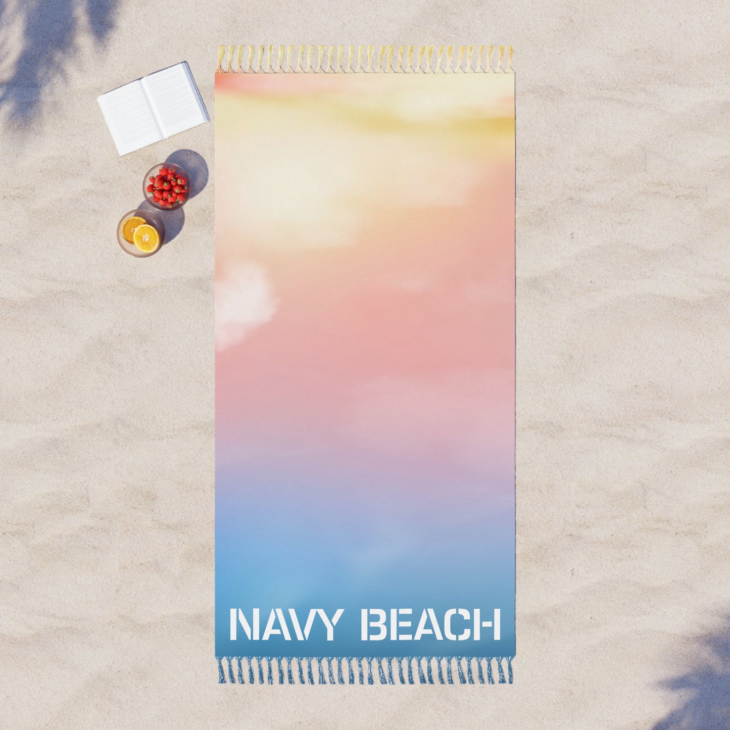 Pastel Sunset Boho Beach Cloth