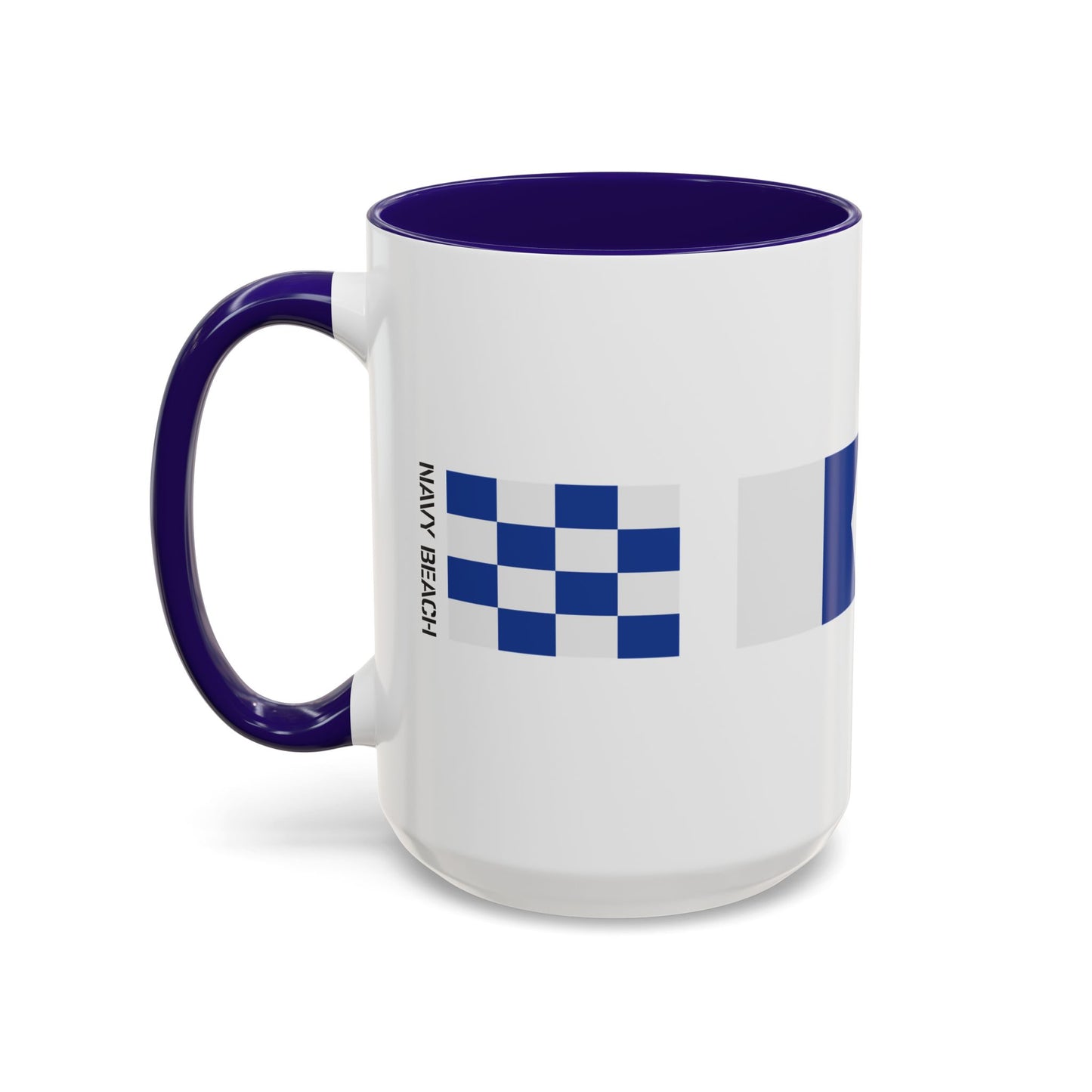 Navy Beach Colorful Mugs