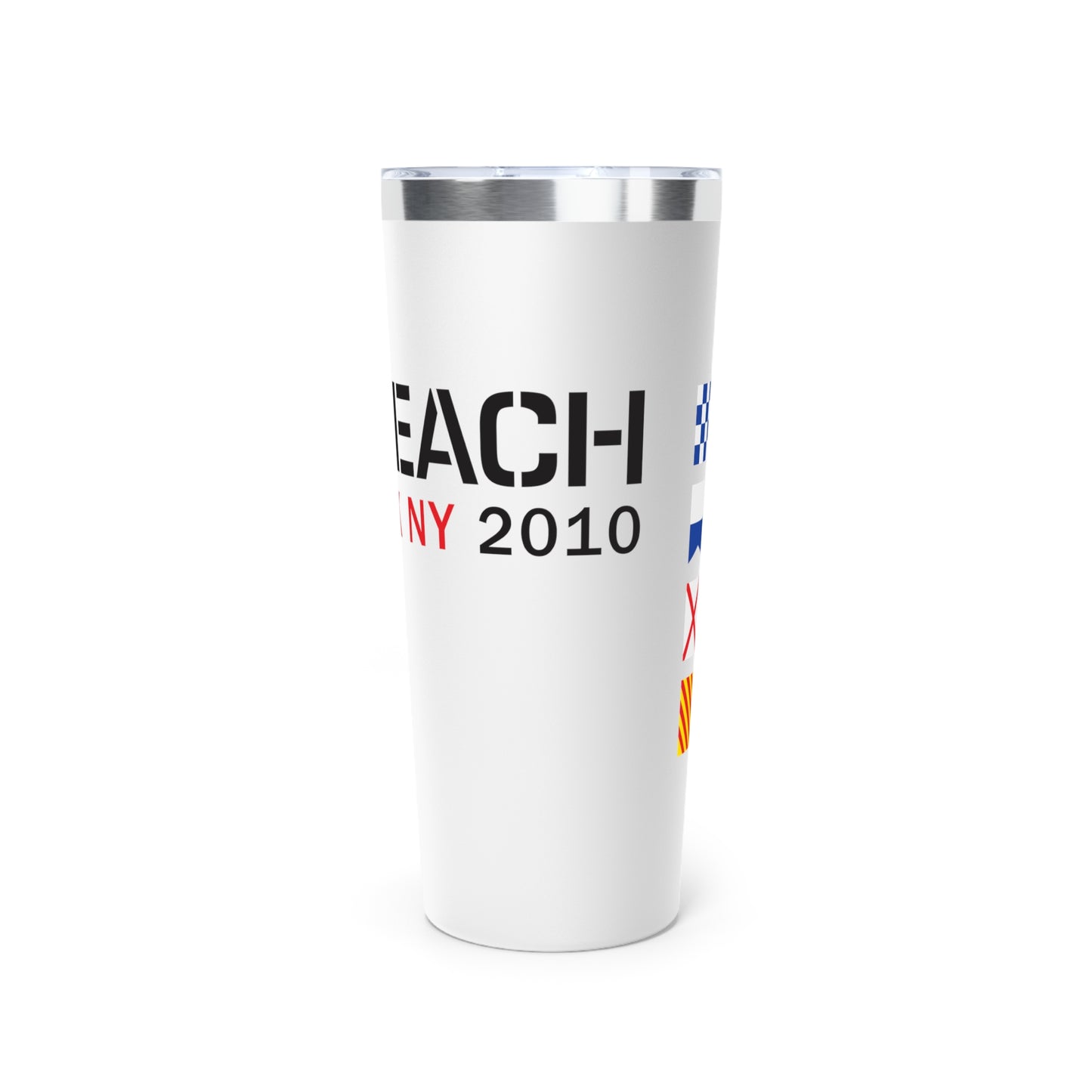 Navy Beach Copper Vacuum Insulated Tumbler