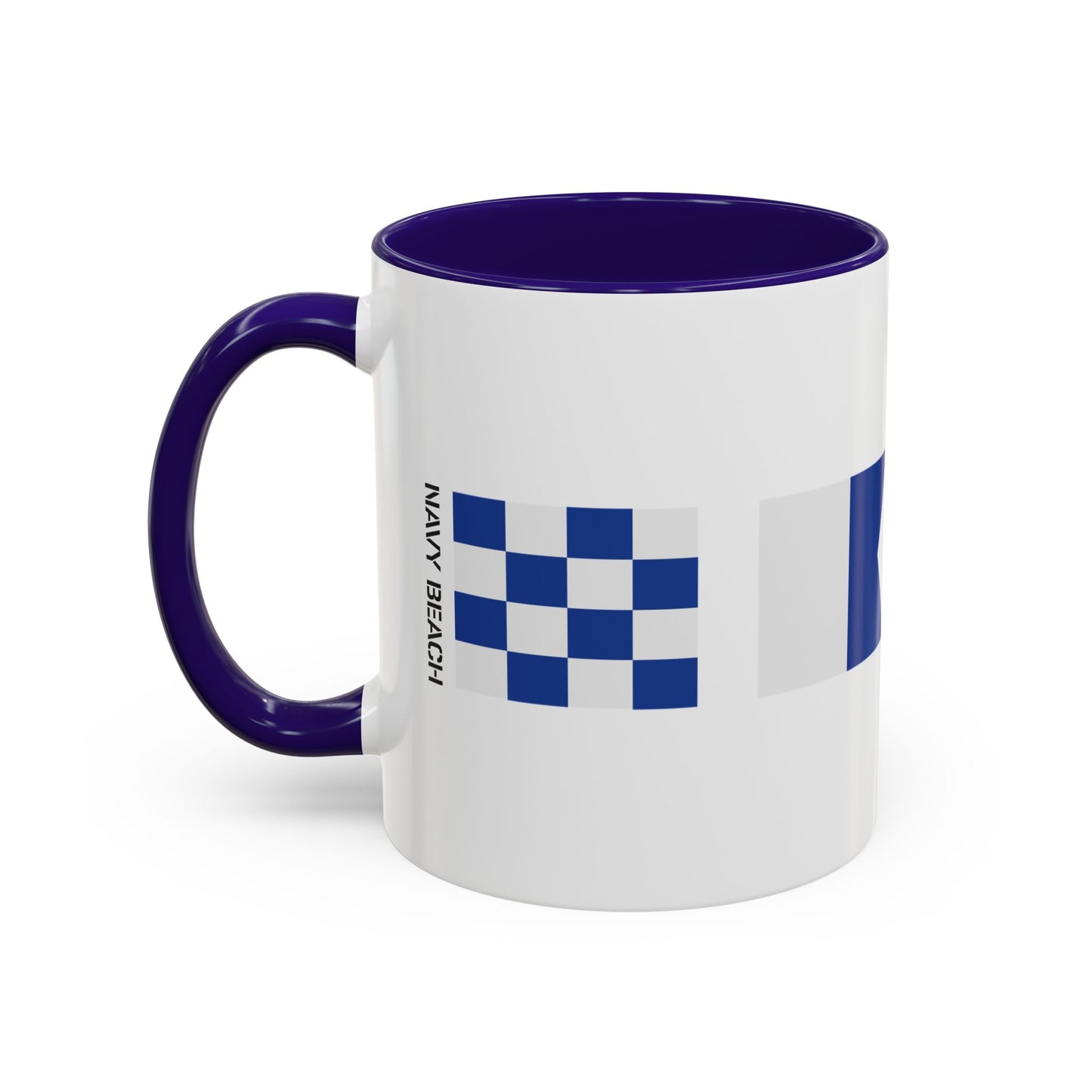 Navy Beach Colorful Mugs