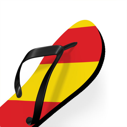 Navy Beach Y Flag Flip Flops