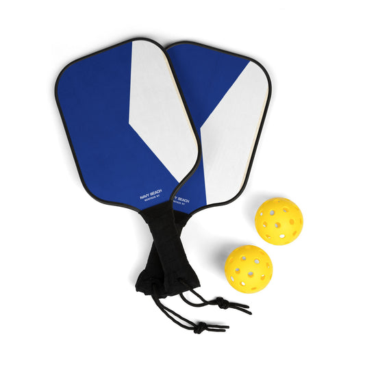 Navy Beach A Flag Pickleball Kit