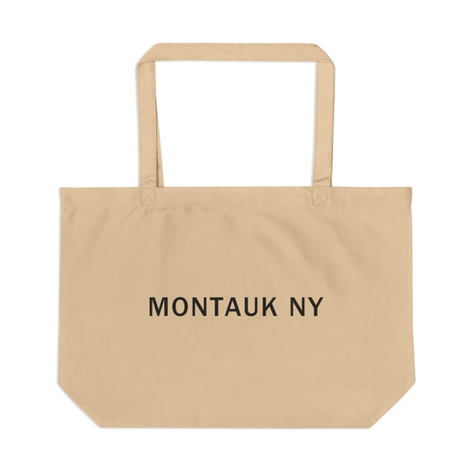 Navy Beach Scene Eco Tote
