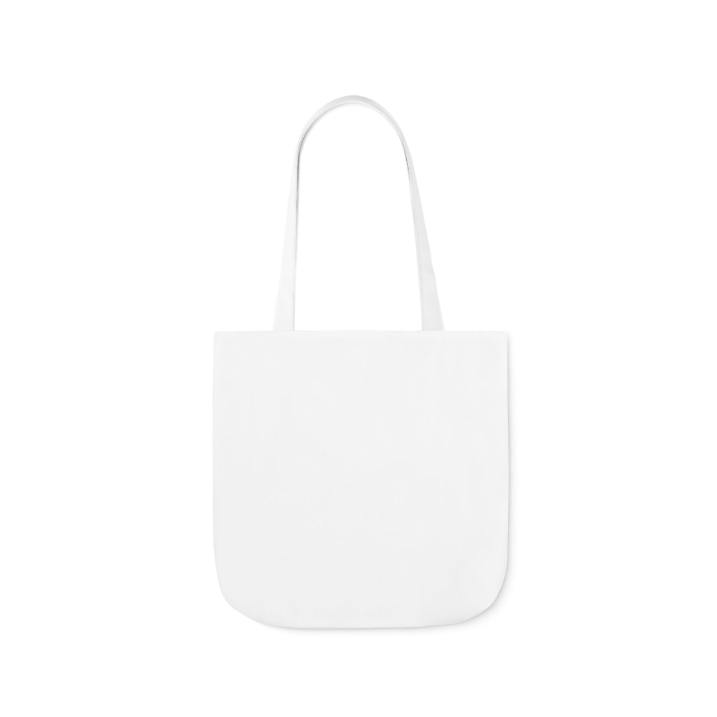 Sunset Club White Canvas Tote