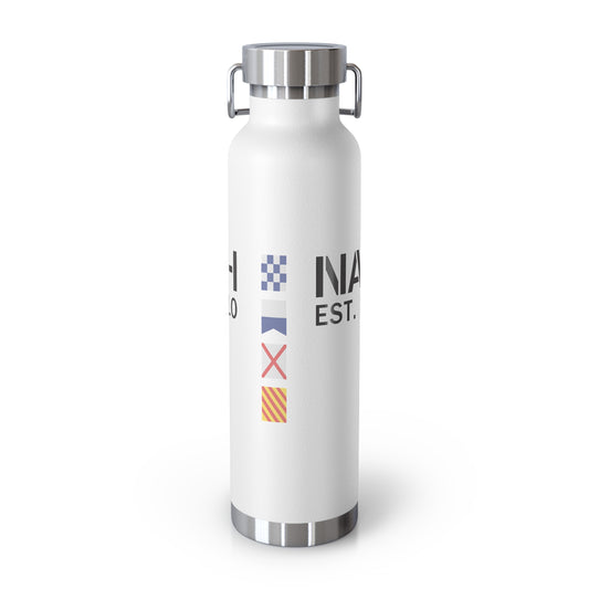 Navy Beach Copper Vacuum Insulated Bottle