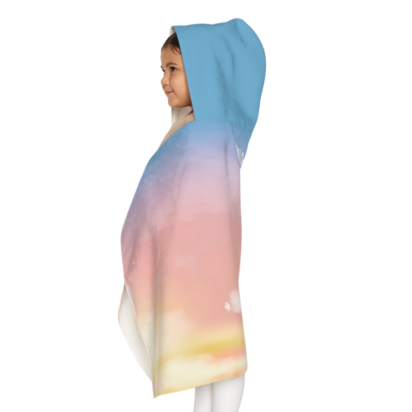 Pastel Sunset Youth Hooded Towel