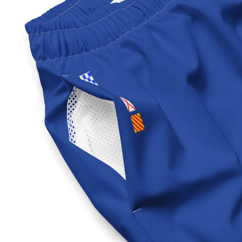 Navy Beach Blue Recycled Swim Trunks