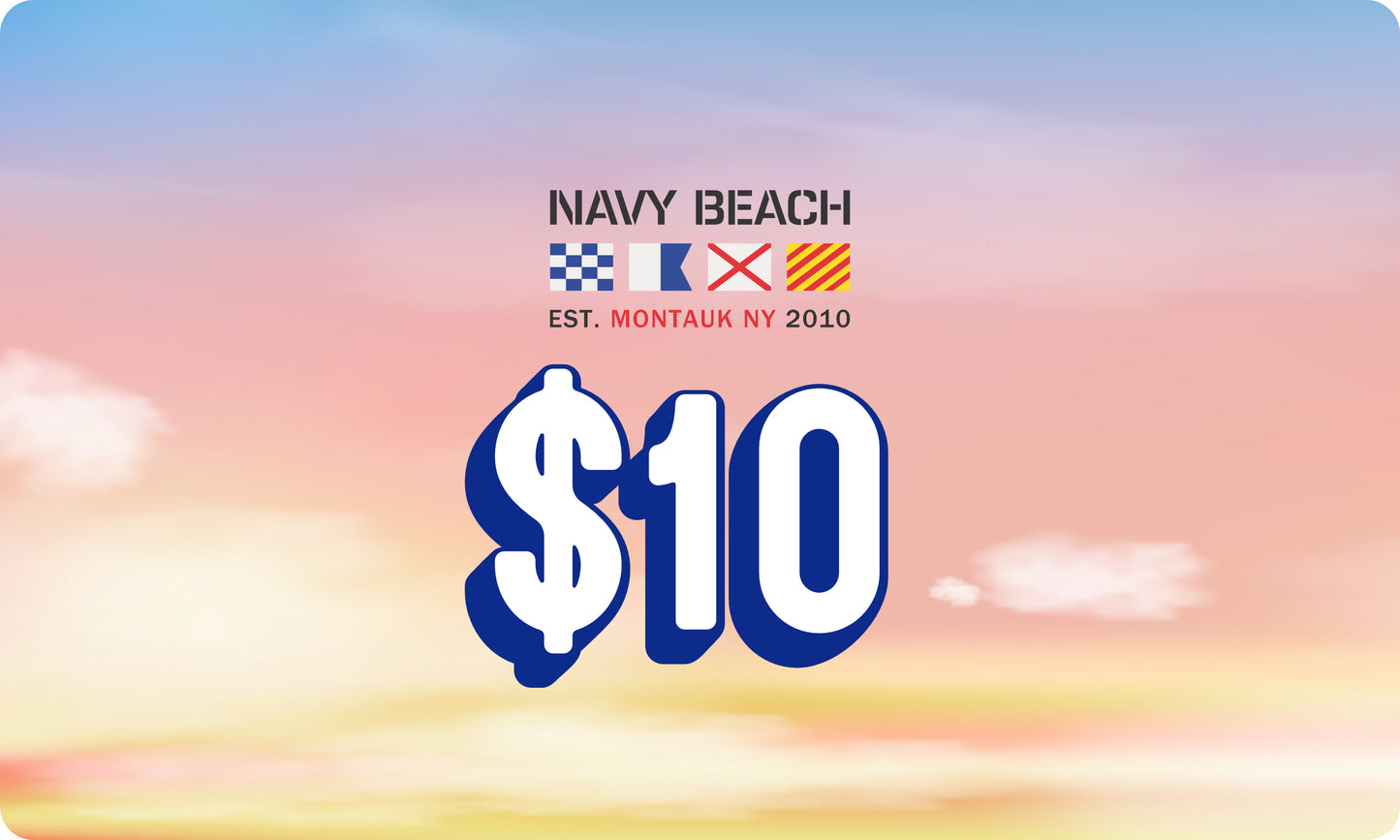Navy Beach Shop Gift Cards