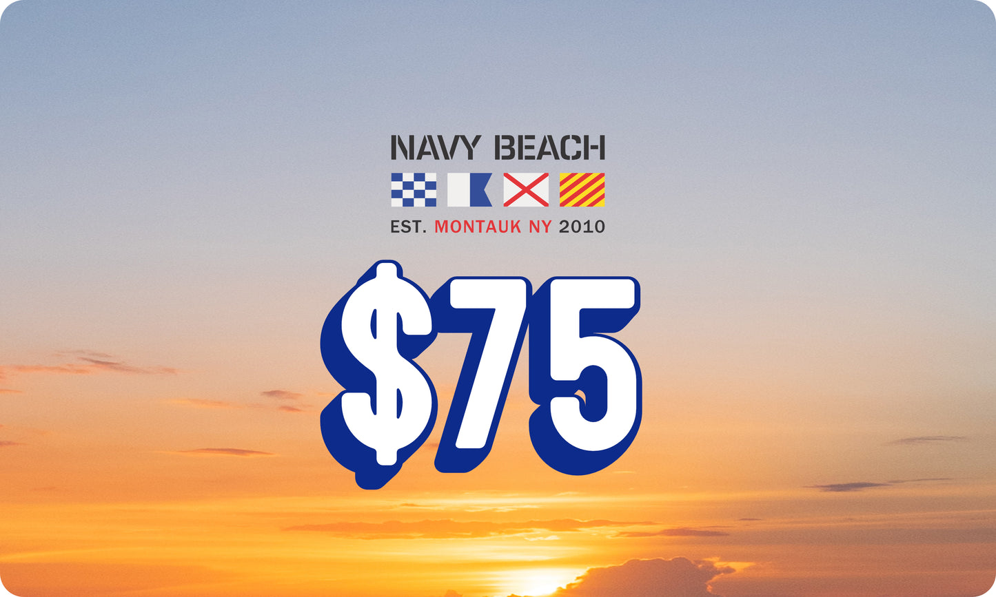 Navy Beach Shop Gift Cards