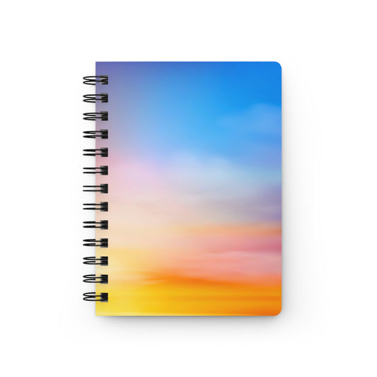 Dramatic Sunset Spiral Bound Notebook