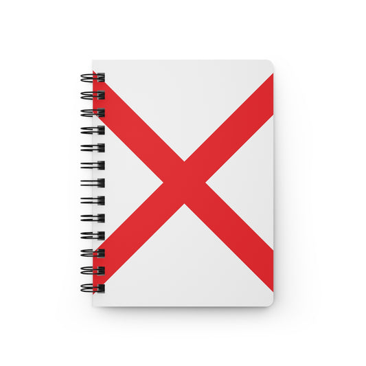 Navy Beach V Flag Spiral Bound Notebook