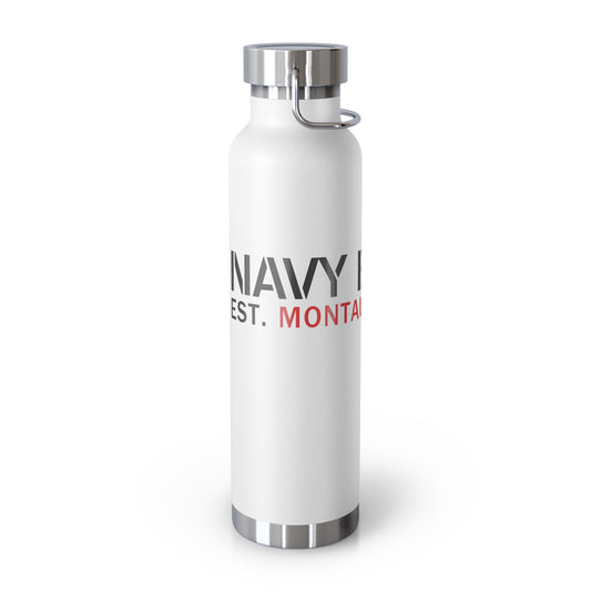 Navy Beach Copper Vacuum Insulated Bottle