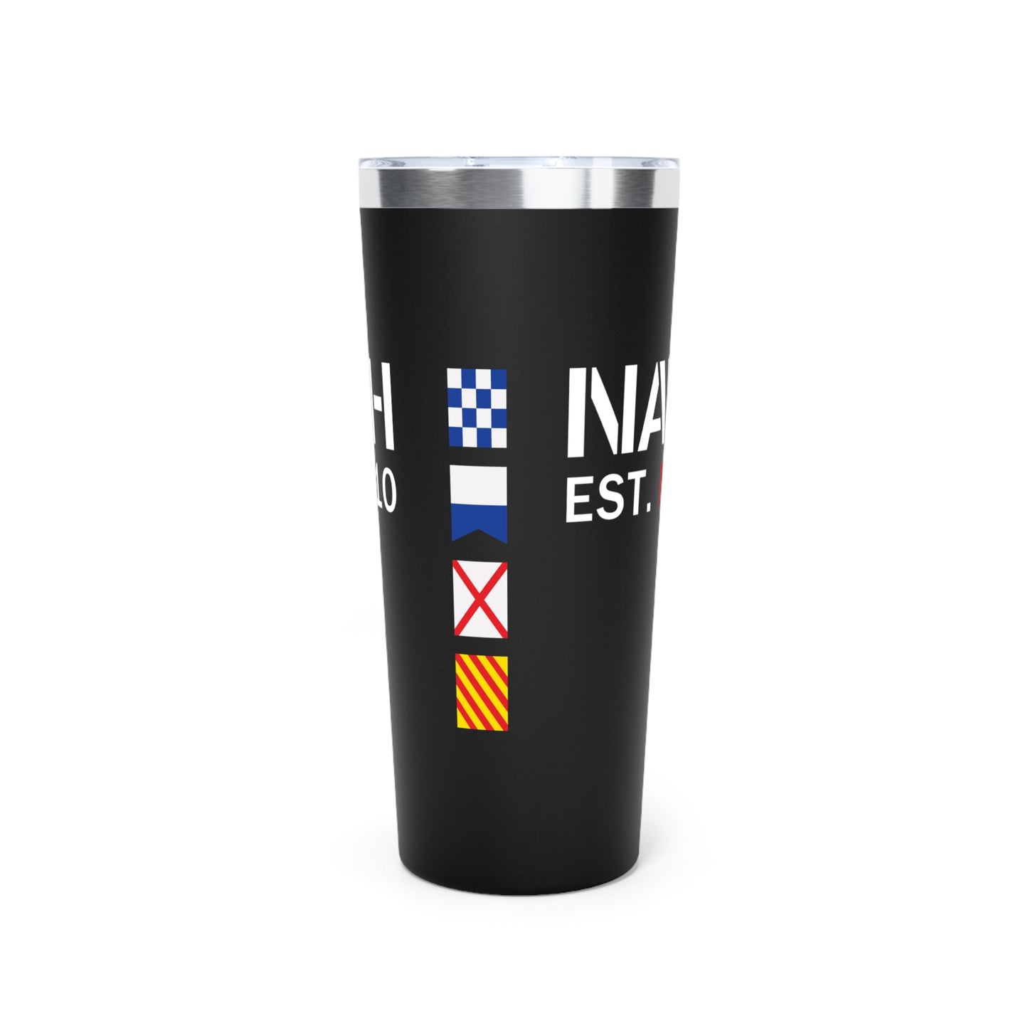 Navy Beach Copper Vacuum Insulated Tumbler