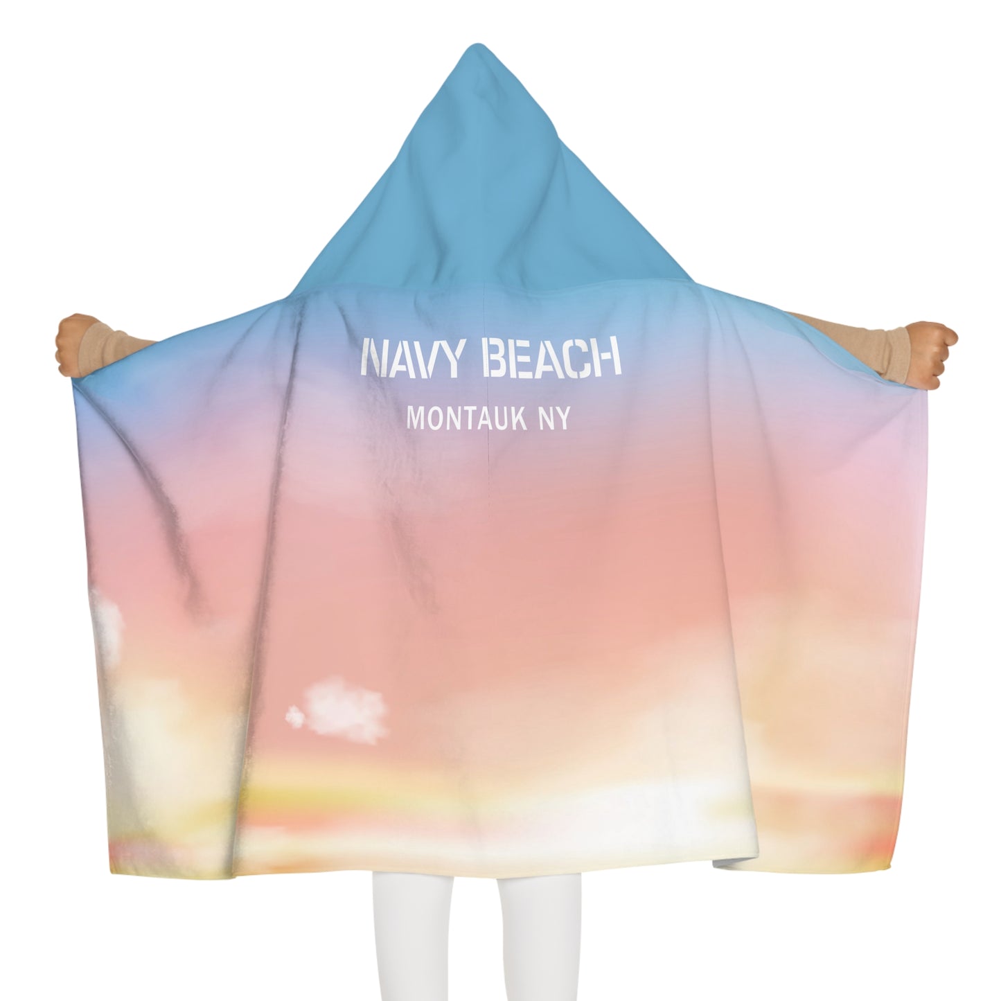 Pastel Sunset Youth Hooded Towel