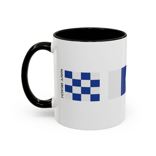 Navy Beach Colorful Mugs