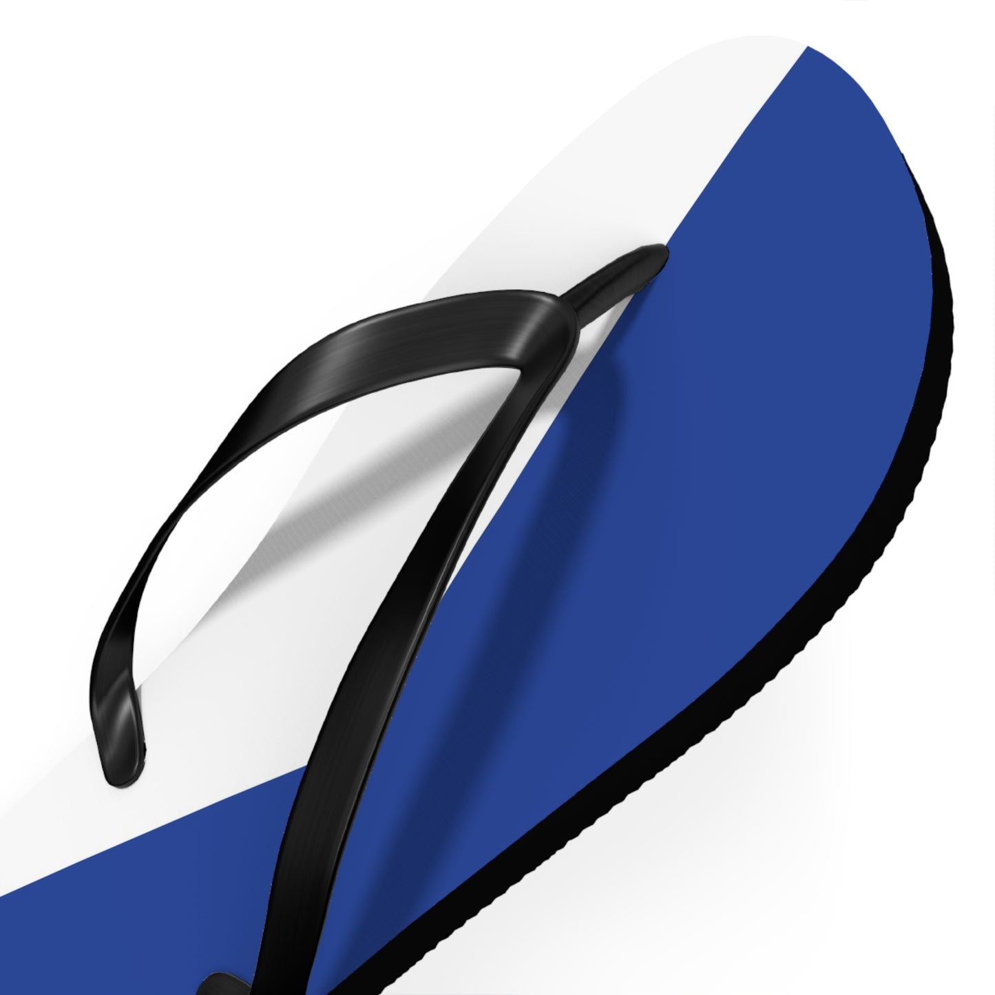 Navy Beach A Flag Flip Flops